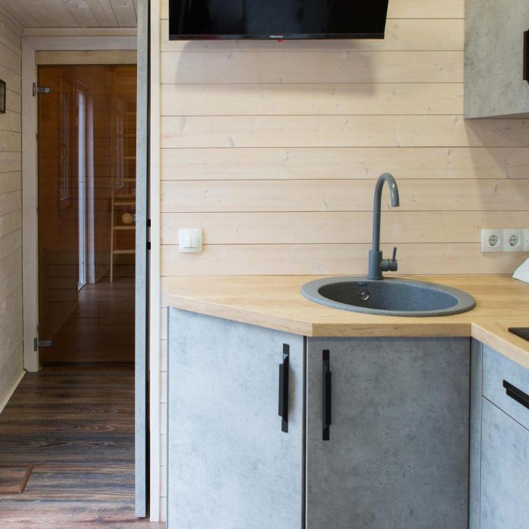 Tiny House mit Sauna im Allgäu - Apartment mit 1 Schlafzimmer - 9