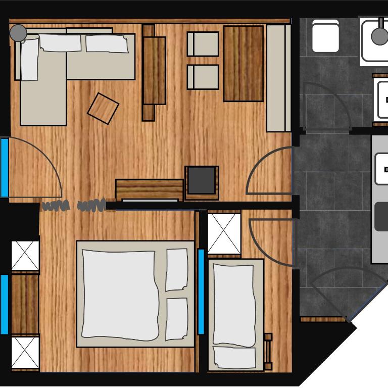 activechalets six.nine.eight - Apartment mit 2 Schlafzimmern und Aussicht - 17