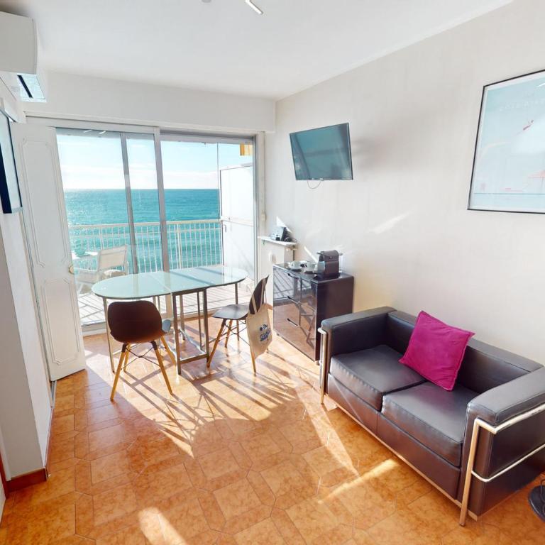 Studio climatisé avec terrasse face mer, Wifi inclus - FR-1-196-346 - Studio - 5