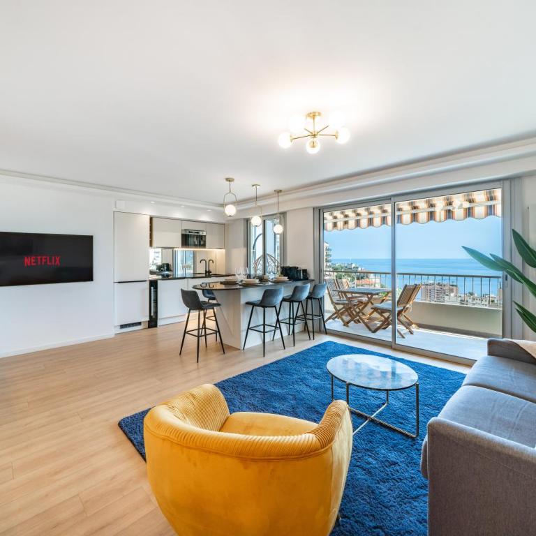 Baie de Monaco - Terrasse vue mer - Parking - AF - Apartment mit 2 Schlafzimmern - 14