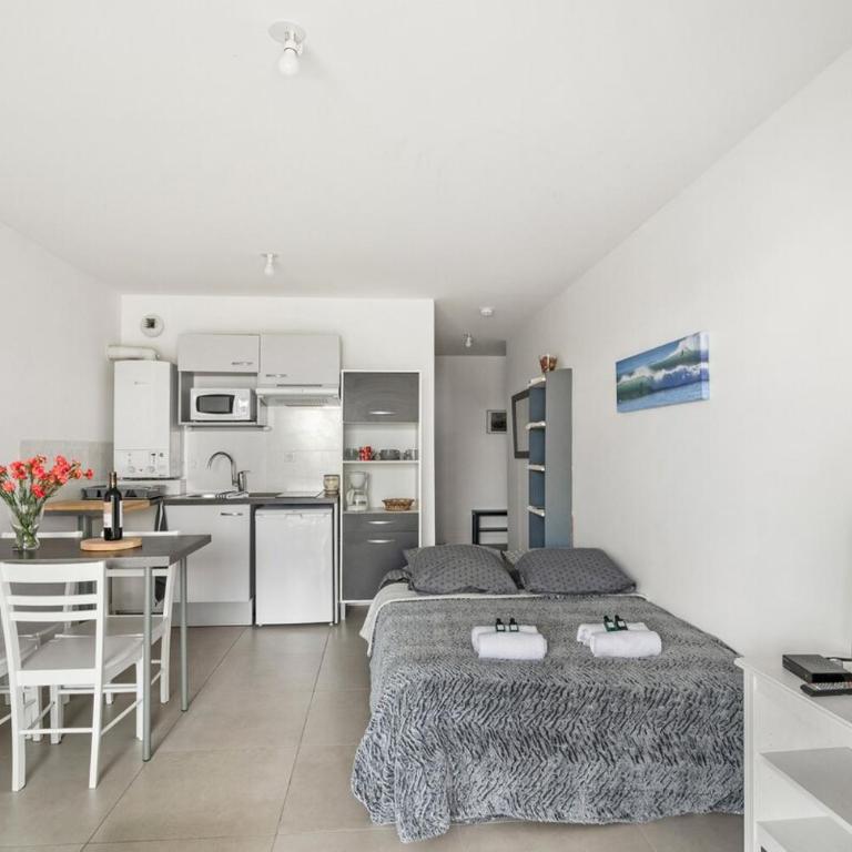 Anglet Plage, Chambre d amour, Studio 4 pers - Studio mit Meerblick - 6