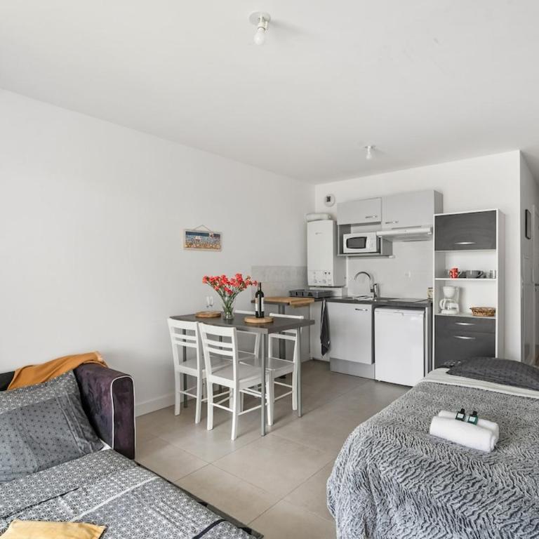 Anglet Plage, Chambre d amour, Studio 4 pers - Studio mit Meerblick - 9