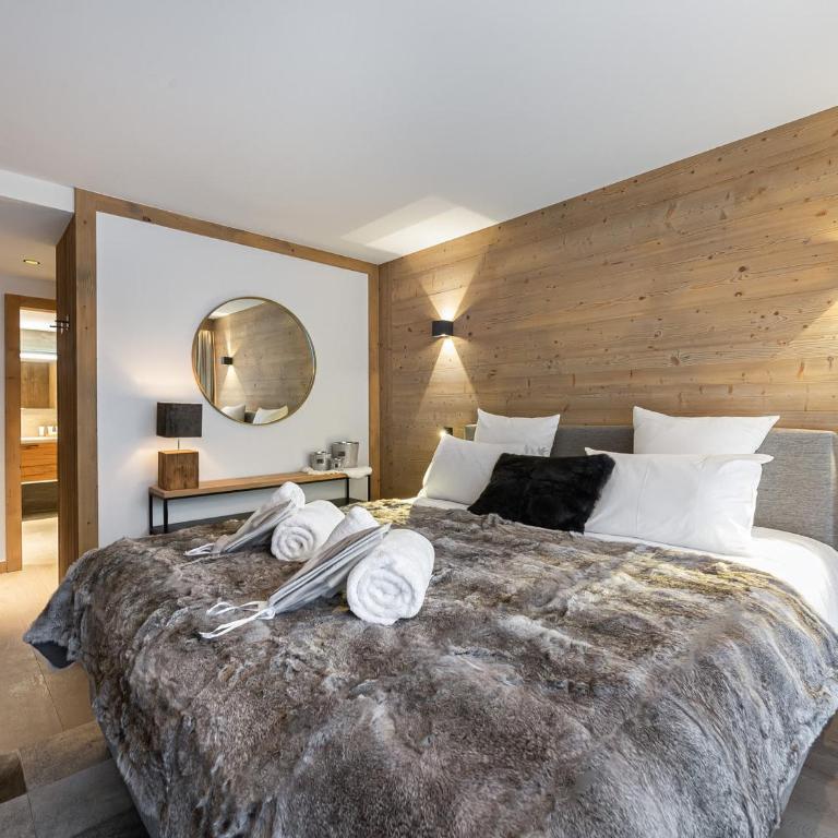 Magnifique appartement 76m² à Courchevel, proche pistes, 3 chambres, parking - Apartamento de 2 dormitorios - 11