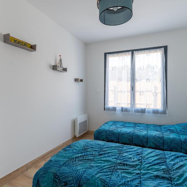 Maison neuve proche océan à Mimizan, 4 pers, clim, WIFI, jardinet, pistes cyclables, ménage inclus - FR-1-50-91 - Maison de Vacances - 11