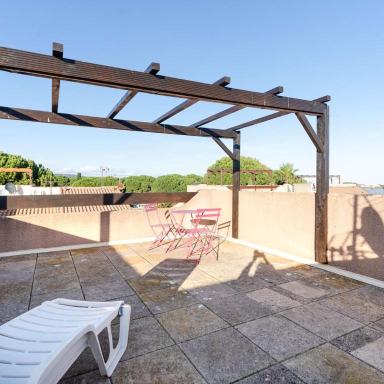 Gruissan : Pavillon 3 pièces, 6 pers, piscine privée, près plage et centre – animaux acceptés - FR-1-409-246 - Villa - 12