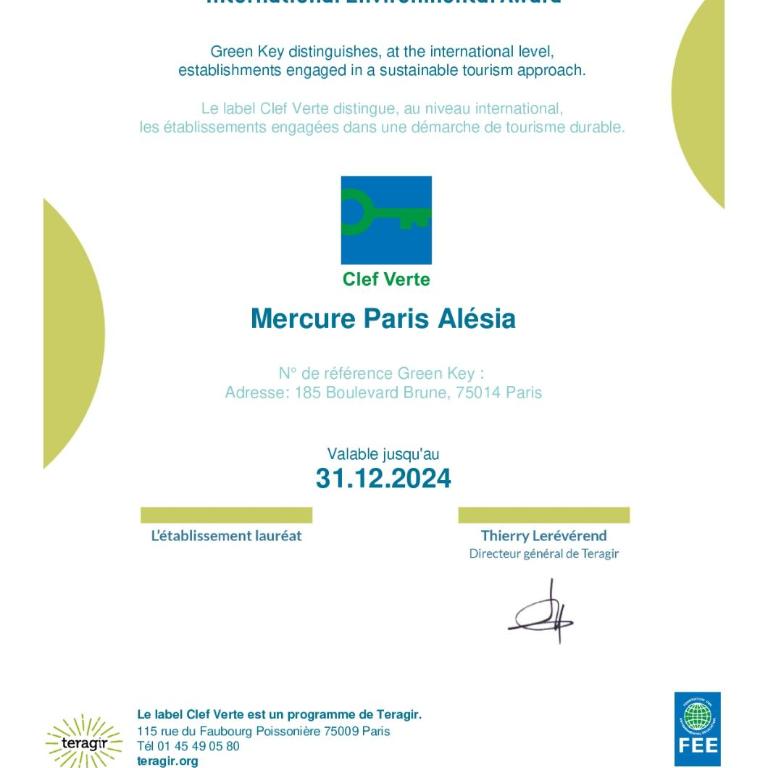 Mercure Paris Alesia - Chambre Double Standard - 6
