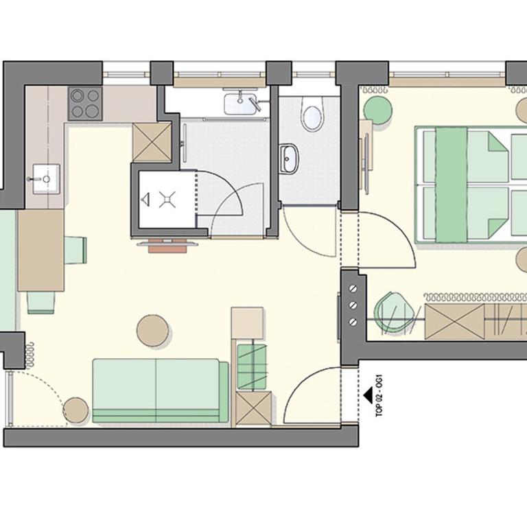 Haus Elisabeth - Apartment mit Terrasse - 16