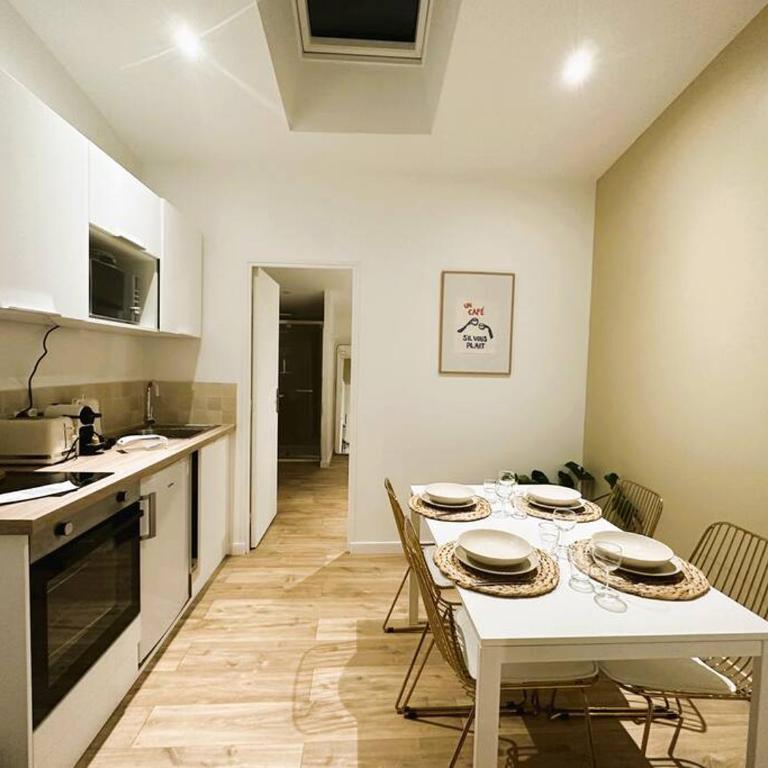 L'Esprit Beige Falaise ~ GARE ST ROCH ~ FREE Parking - Appartement 1 Chambre - 6
