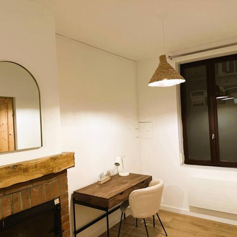 L'Esprit Beige Falaise ~ GARE ST ROCH ~ FREE Parking - Appartement 1 Chambre - 25