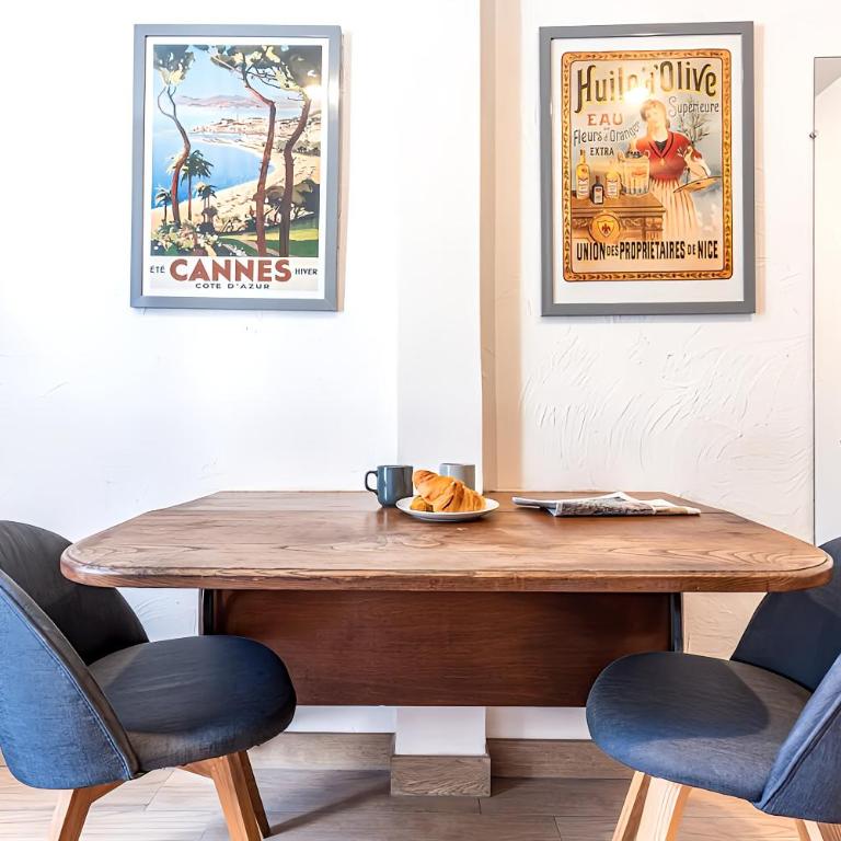"Suquet "centre historique de Cannes" - Studio Lit Queen-Size - 7