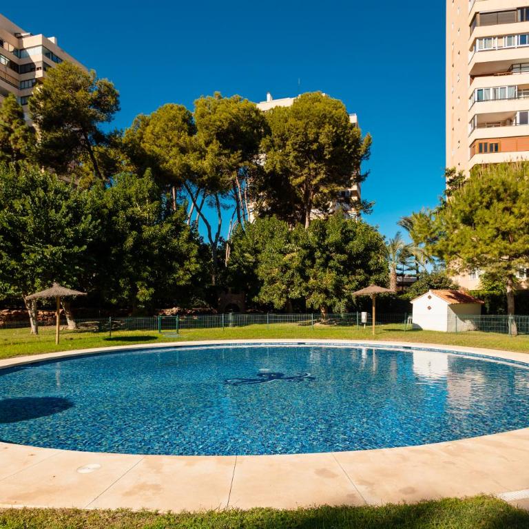 Beachfront apartment with panoramic sea views, private parking, swimming pools and mini golf - Three-Bedroom Apartment - 19