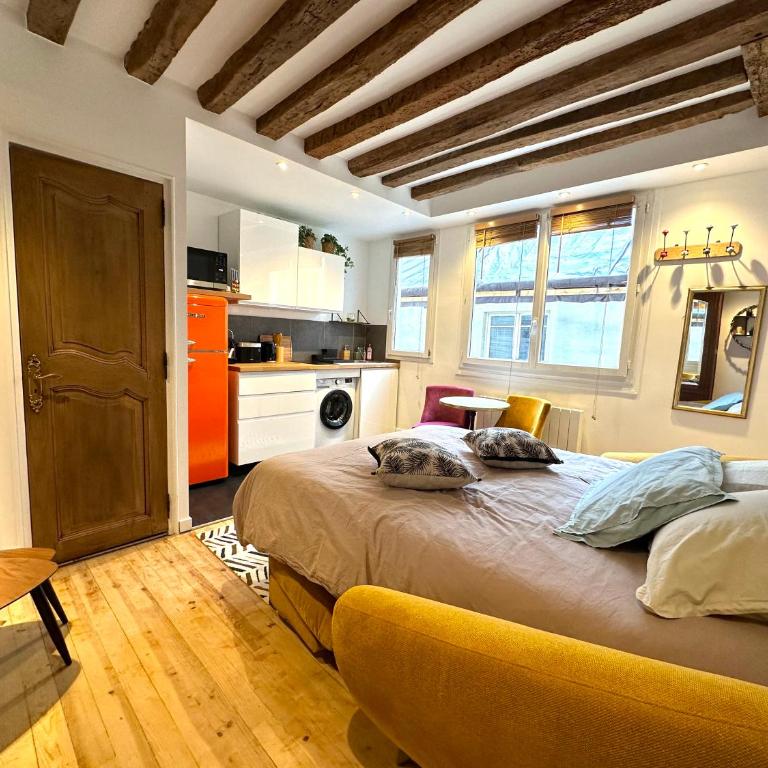 Mytripinparis - Fully renovated studio historical Paris - Estudio Superior - 1