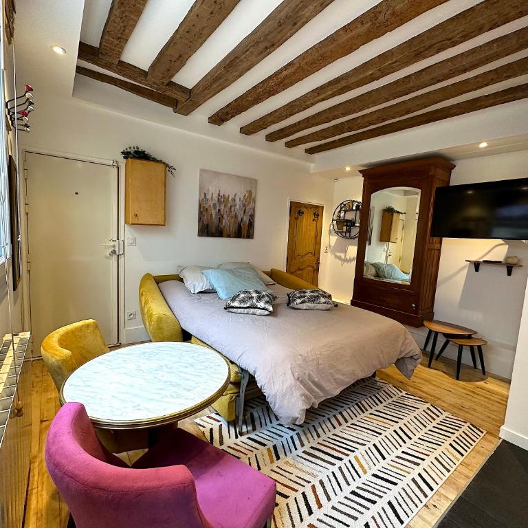 Mytripinparis - Fully renovated studio historical Paris - Estudio Superior - 9