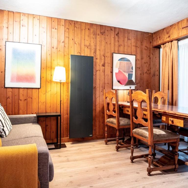 Le Savoy - Terrasse avec vue sur le Mont-Blanc - Apartamento de 1 dormitorio - 12