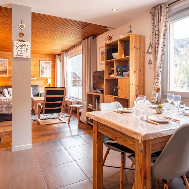 Refuge des Alpages - Duplex - Vue Aiguillette des Houches - Appartement 2 Chambres - 4