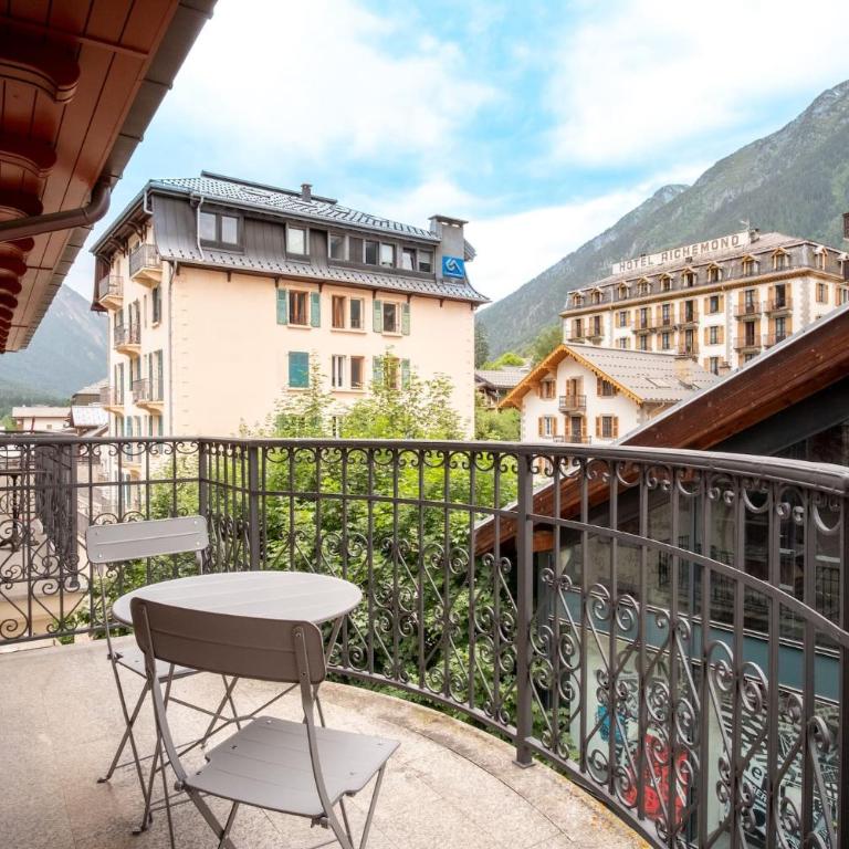 Les Alpes 3 - Central - Rénové - Vue sur la chaîne du Mont-Blanc - Apartment mit 1 Schlafzimmer - 7