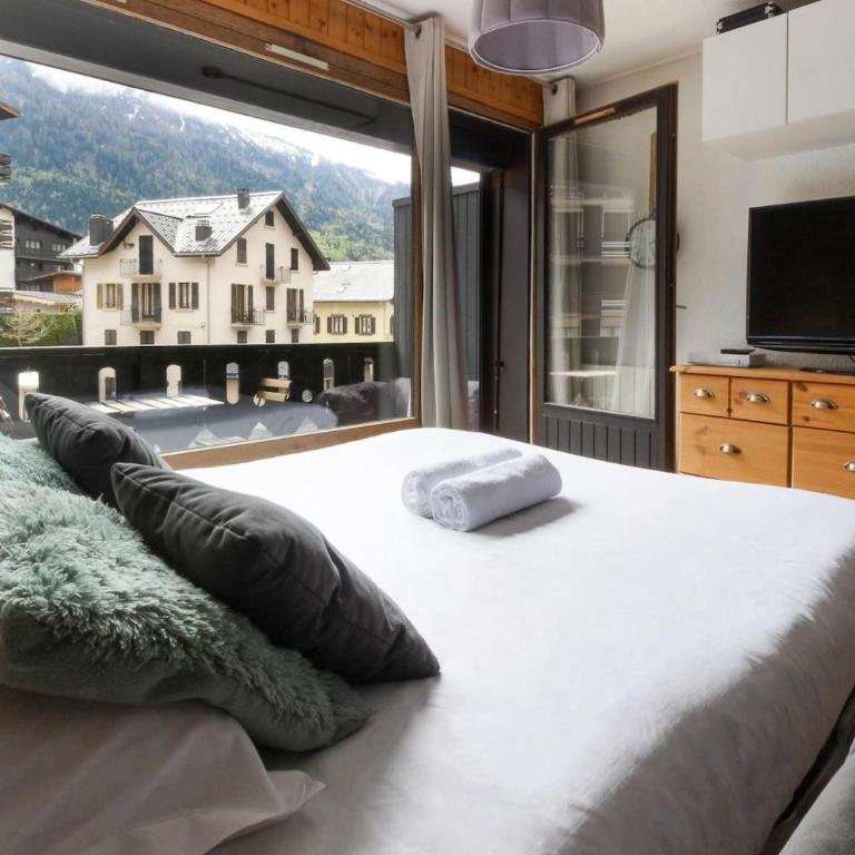 Les Dryades - Rénové - Balcon avec vue Mt Blanc - Appartement - 12