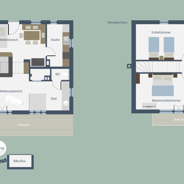 Schrofen Chalets - Chalet mit 2 Schlafzimmern - 47