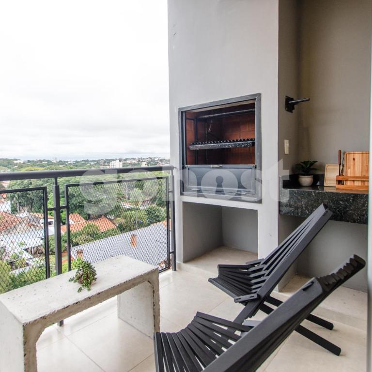 Comfortable minimalist Villa Morra apartment - Apartment - 12