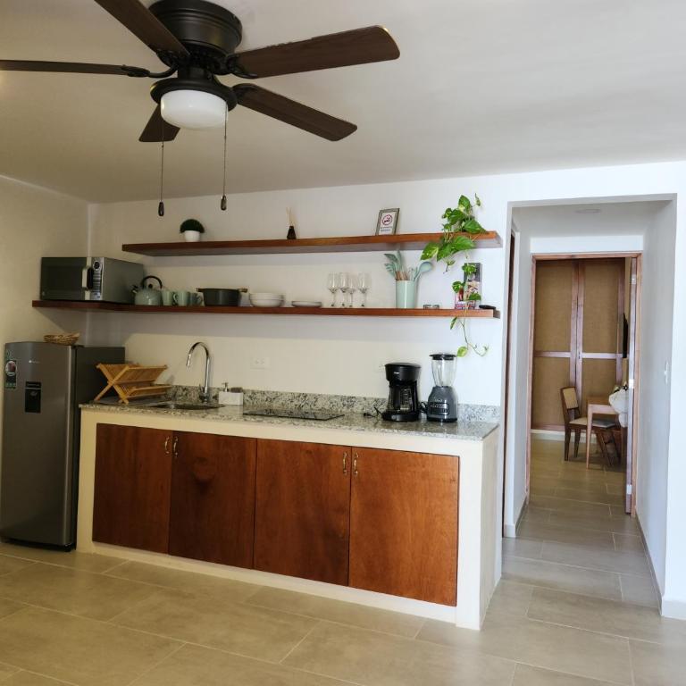 Comfortable private apartment AC near Montejo - Las Huayitas - One-Bedroom Apartment - 14