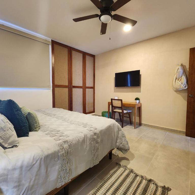 Comfortable private apartment AC near Montejo - Las Huayitas - One-Bedroom Apartment - 6
