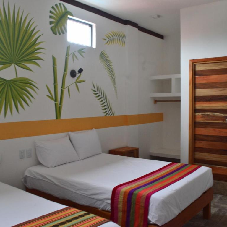 Hotel Axolotl - Habitación Doble - 2 camas - 6