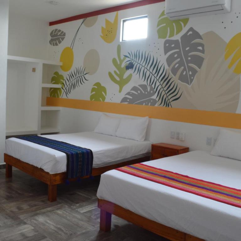 Hotel Axolotl - Habitación Doble - 2 camas - 10