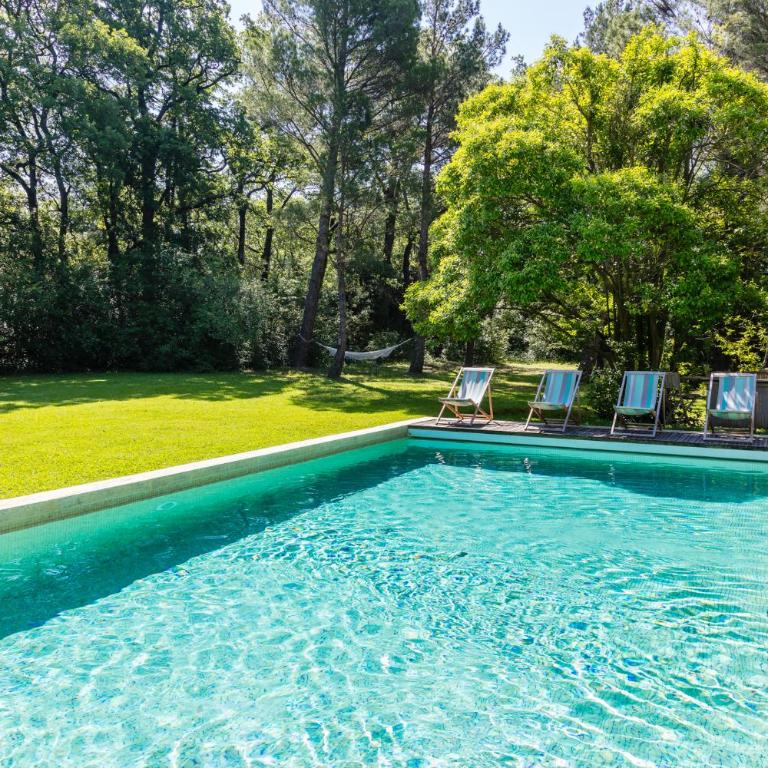 VillaOustal. Parc Arboré 4500 m2. Piscine chauffée. - Villa avec Piscine Privée - 40