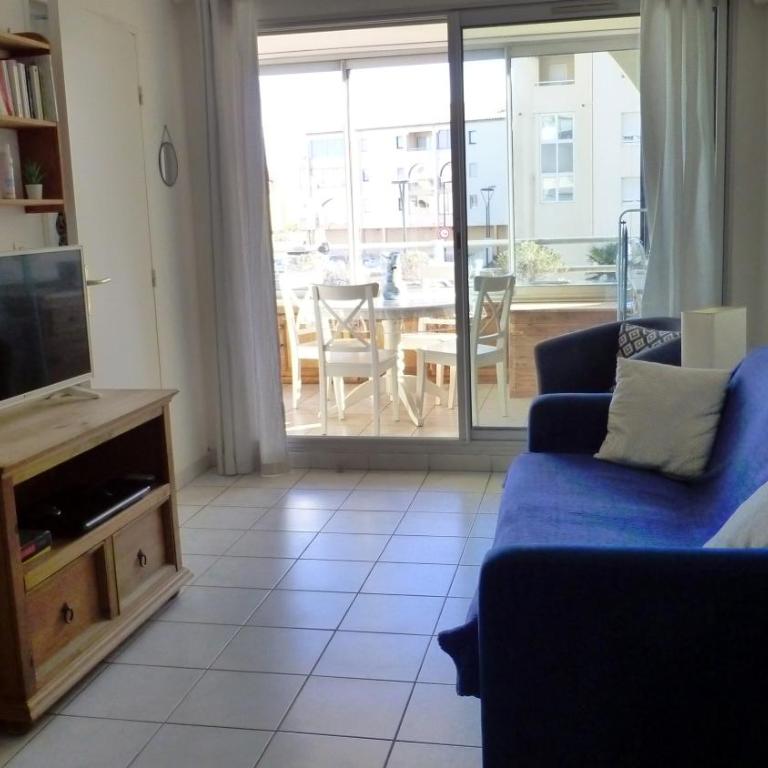 Sète Marina des Quilles, grand T2 climatisé, proche plage, parking privé - Appartement 1 Chambre - 8