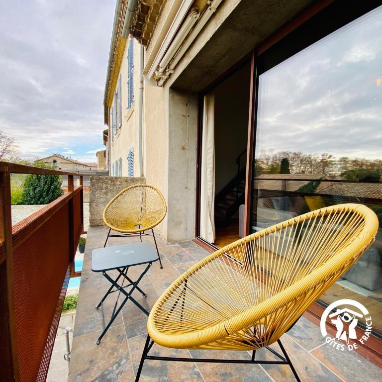 Loft cocon climatisé - Imprenable vue sur le château Comtal - Appartamento con 1 Camera da Letto - 21