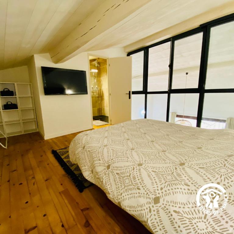 Loft cocon climatisé - Imprenable vue sur le château Comtal - Appartamento con 1 Camera da Letto - 17