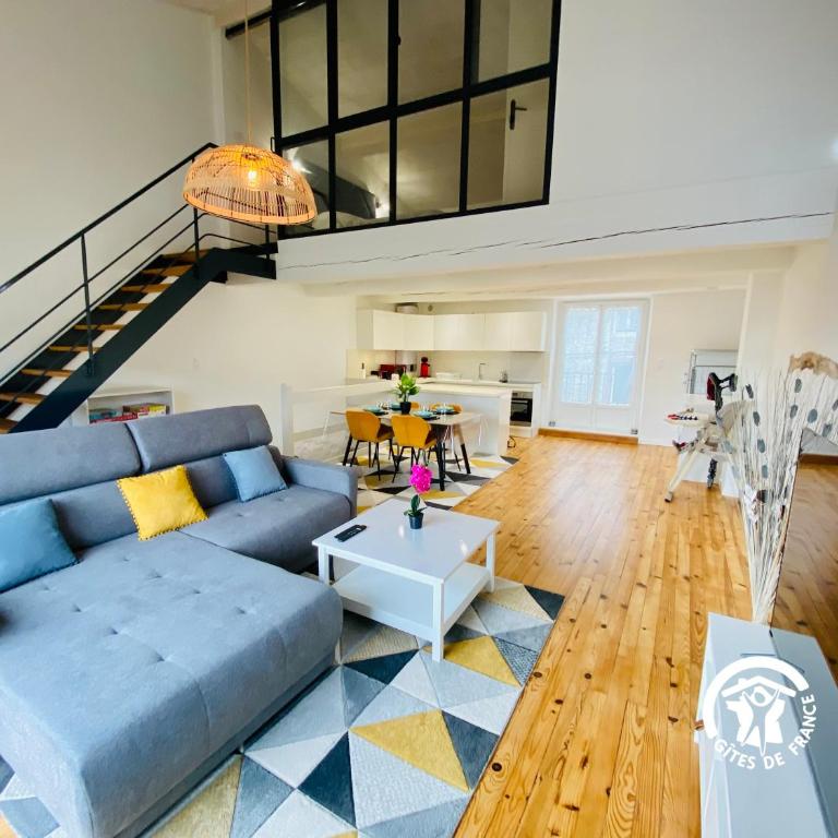 Loft cocon climatisé - Imprenable vue sur le château Comtal - Appartamento con 1 Camera da Letto - 2