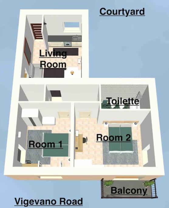 Appartamenti Fiorenti - Milan Navigli Ringhiera house - Appartamento con 2 Camere da Letto - 41