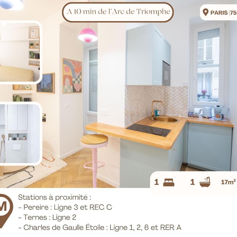 Charmant studio_ Champs-Élysées - Appartamento con 1 Camera da Letto - 1