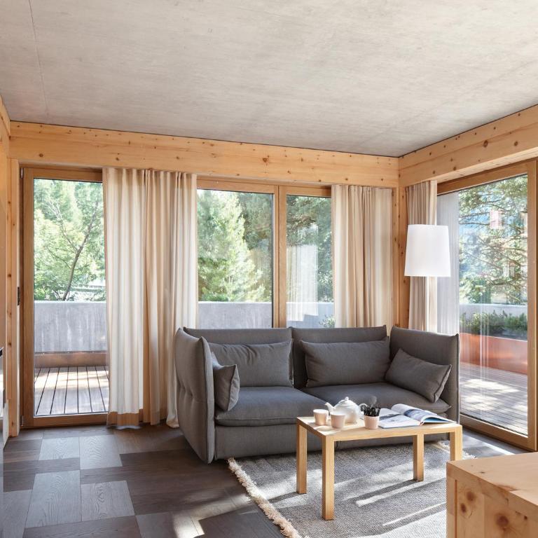 Alpine Lodge Chesa al Parc - Apartment mit 1 Schlafzimmer - Erdgeschoss mit Terrasse - 5