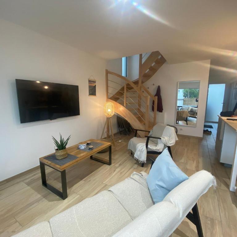 Villa Contemporaine Près de la Plage avec Jardin, Terrasse et Wifi - FR-1-22-359 - Casa - 6