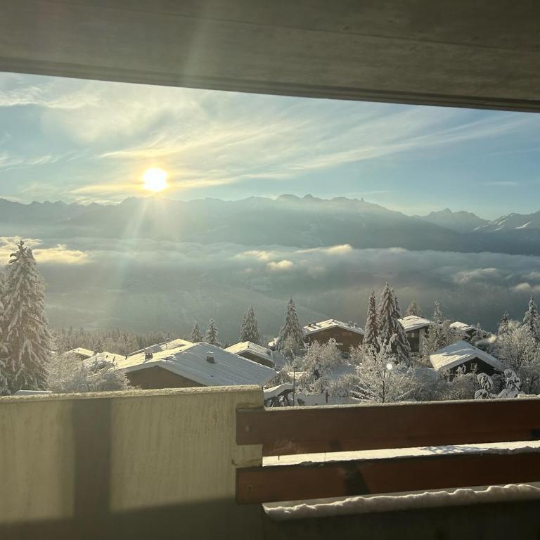 Magnifique studio à Anzère avec vue sur les montagnes - Apartment mit 2 Schlafzimmern - 4