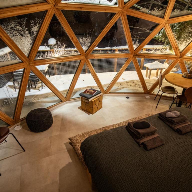 Dôme panoramique tout confort au cœur du Vercors - Chalet - 63