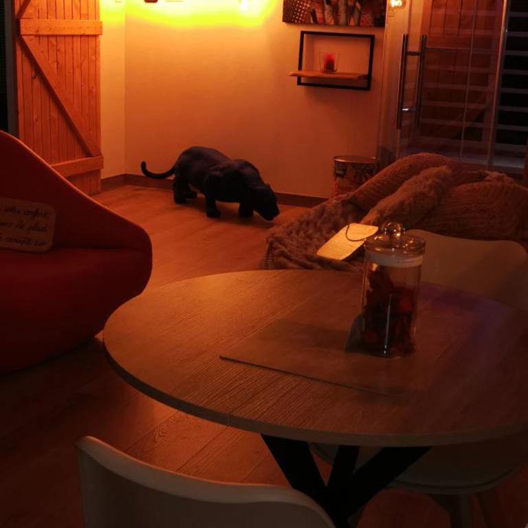 Gîtes déco pop et chaleureuse avec jacuzzi, sauna, piece coquine - Maison 1 Chambre - 13