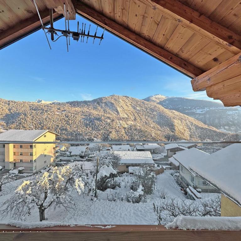 The Laughing Cow - 10 mns from Sion and ski - Apartment mit Blick auf die Berge - 6