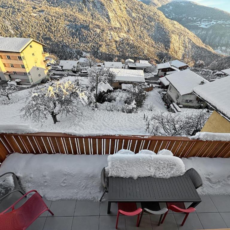 The Laughing Cow - 10 mns from Sion and ski - Apartment mit Blick auf die Berge - 17