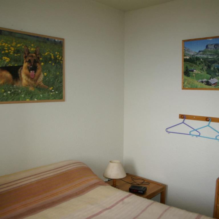2 pièces cabine 5 pers. au pied des pistes, vue vallée, balcon - Appartement 1 Chambre - 5