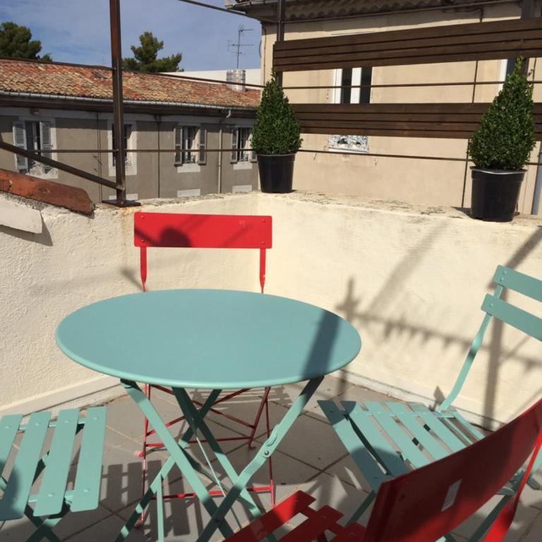 centre h2 Arènes appartement charme Rooftop - Two-Bedroom Apartment - 1