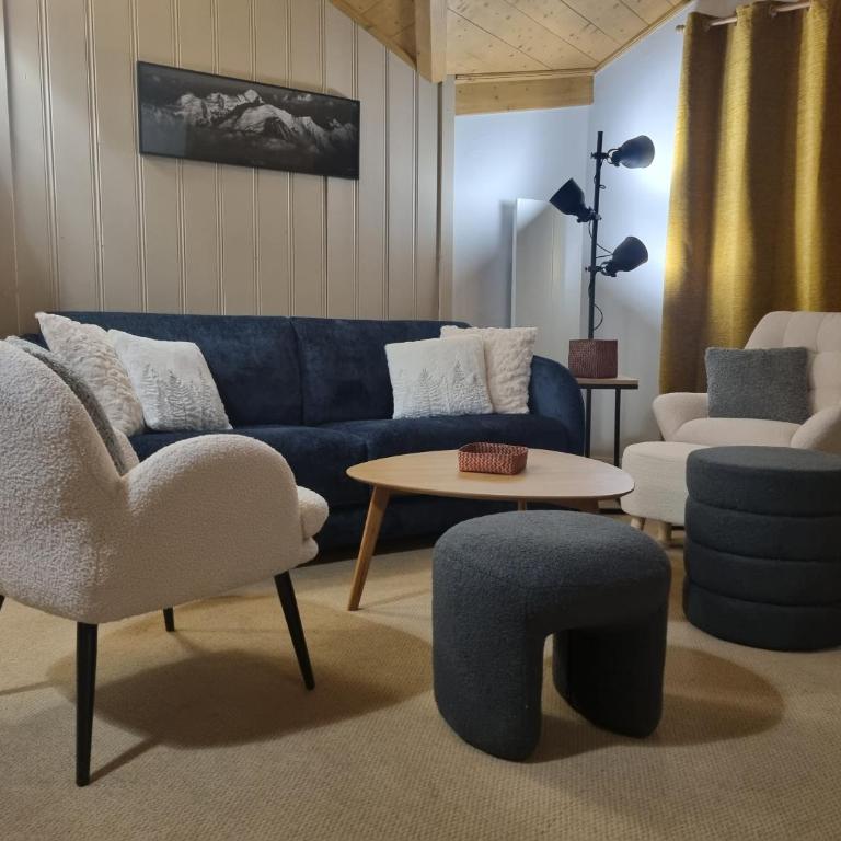 Arc 1950, Sources de Marie, 6-8 personnes, 70 m2, calme et spacieux, au pied des pistes, classement 5 Cristaux Paradiski - Apartment mit 2 Schlafzimmern - 2