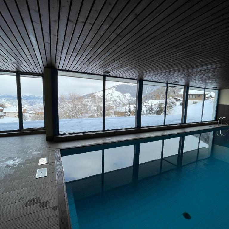 2,5 pièces à Haute-Nendaz, grande terrasse, piscine, sauna, tennis - Apartment mit 1 Schlafzimmer - 40