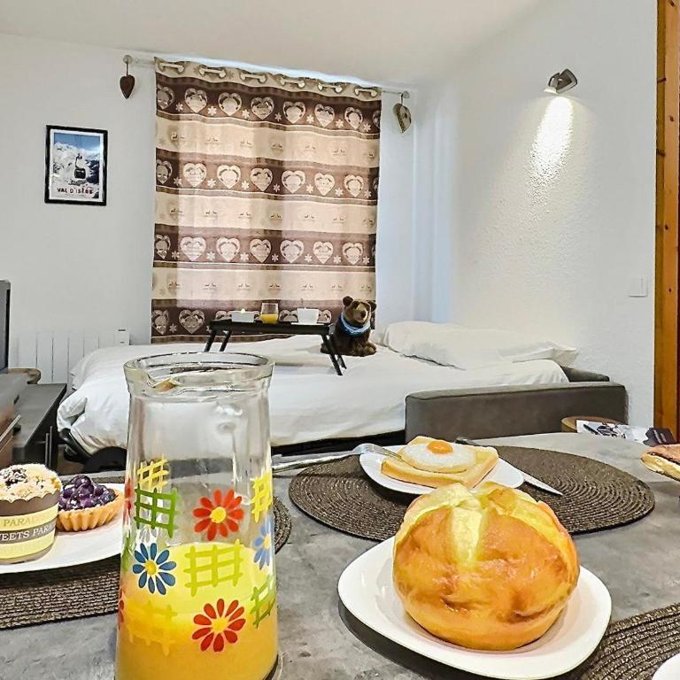 Studio cabine rénové Val d'Isère, 4 pers, proche centre et pistes, avec balcon et WIFI - FR-1-411-690 - Appartement - 17
