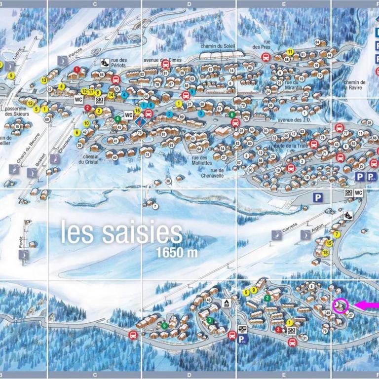 Les Saisies - Appartement 2P+Cabine pour 6/7 personnes - Appartement 1 Chambre - 3