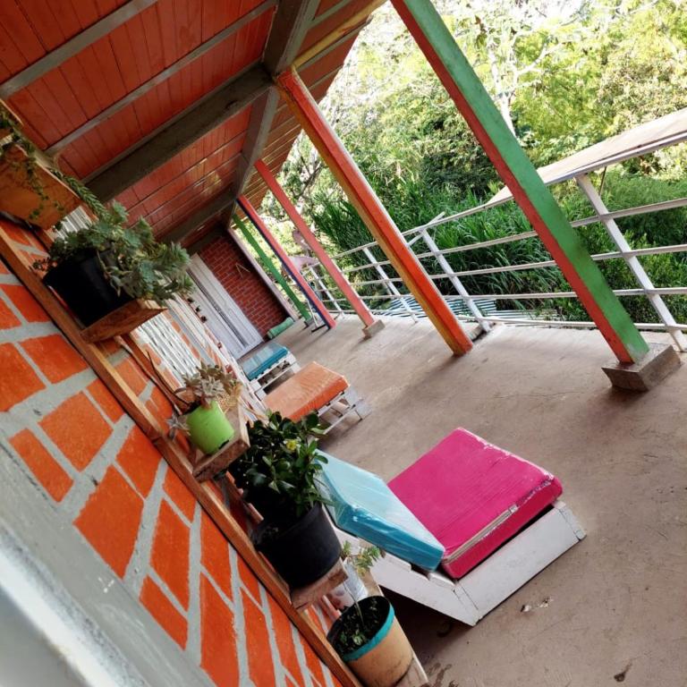 Hostel paraiso de colores - Habitación Doble - 2 camas - 4
