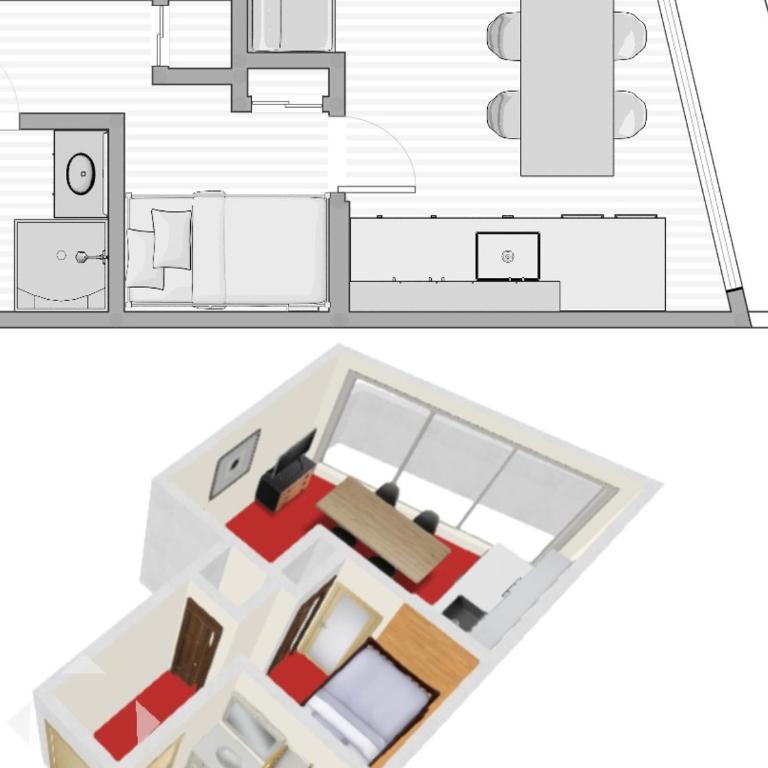 Studio cozy avec alcôve, lumineux, animaux admis, Val-d'Isère - FR-1-694-225 - Studio - 14