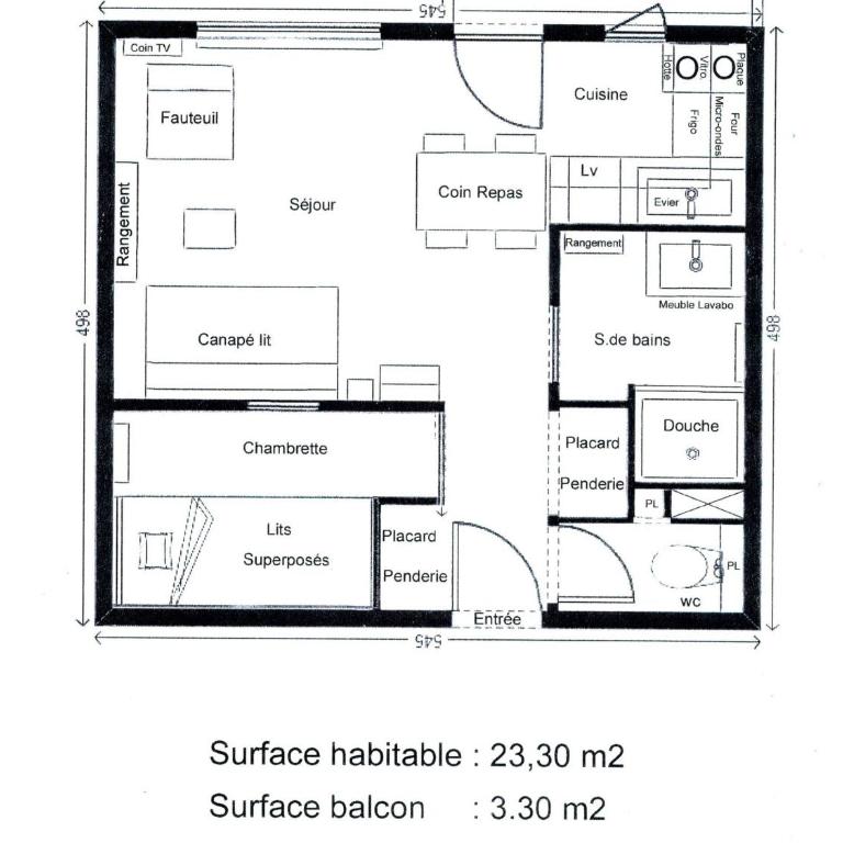 Studio-cabine rénové, 4 pers, sur les pistes, Belle Plagne - FR-1-455-141 - Studio - 11
